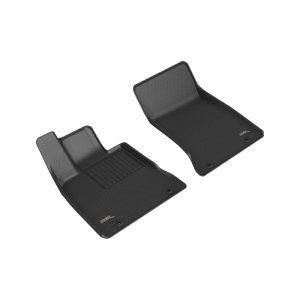 Genesis G90 Floor Mats - Front - 3D MAXpider - Kagu - Black - `21-`24 Genesis G90 Floor Mats - Front - 3D MAXpider - Kagu - Black - `21-`24